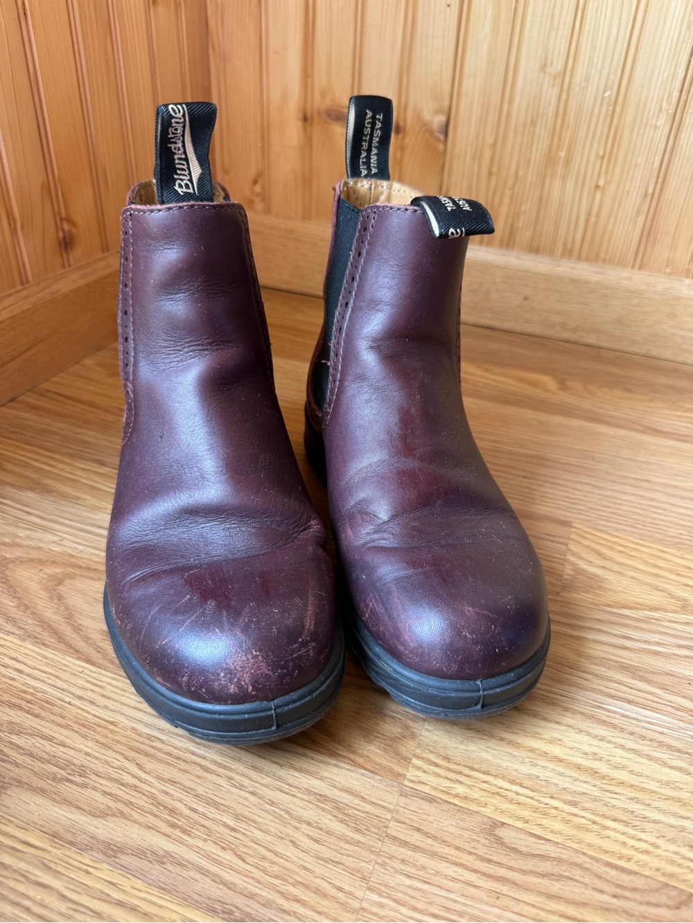 BLUNDSTONE 1309 CHELSEA BOOTS IN REDWOOD - Picture 2 of 8